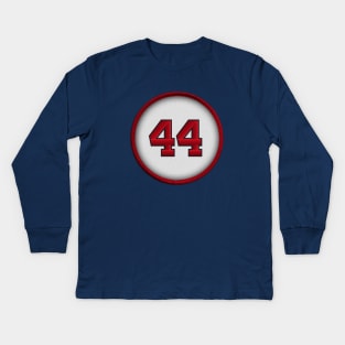 Hammerin Hank 44 Kids Long Sleeve T-Shirt